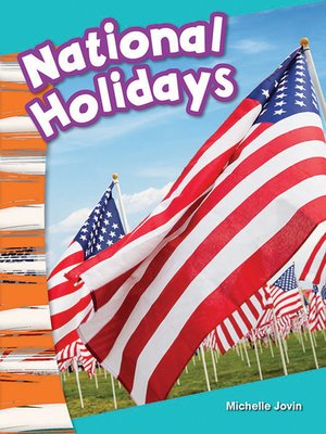 cover image of National Holidays